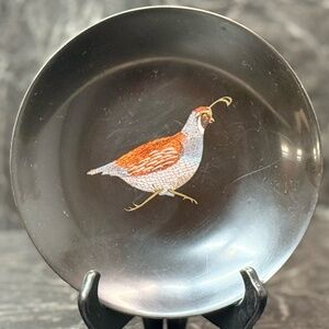 COUROC Quail Decorative Plate